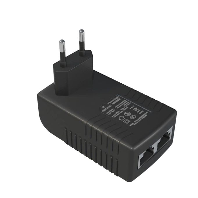 Штепсельная Вилка европейского стандарта 12V15V18V24v48V0.5A беспроводной AP wifi poe адаптер питания с сертификацией rj45 инжектор 100 Мбит/с