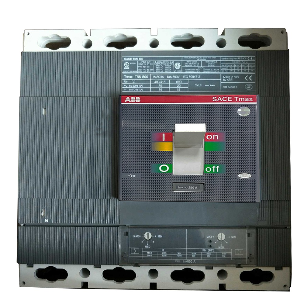 Sace Tmax T6N 800 ABB Выключатель Литой Корпус воздушный выключатель T6N800 PR222DS/P-LSIG R800 FF 4P