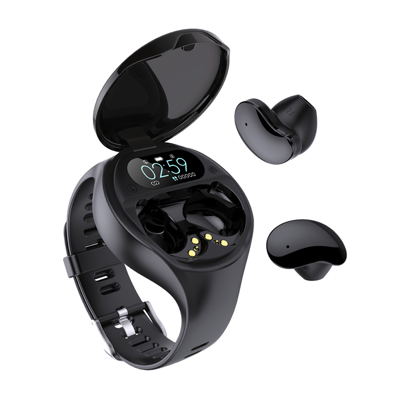 Bluetooth-гарнитура-часы, наушники в браслете, наушники Смарт-часы