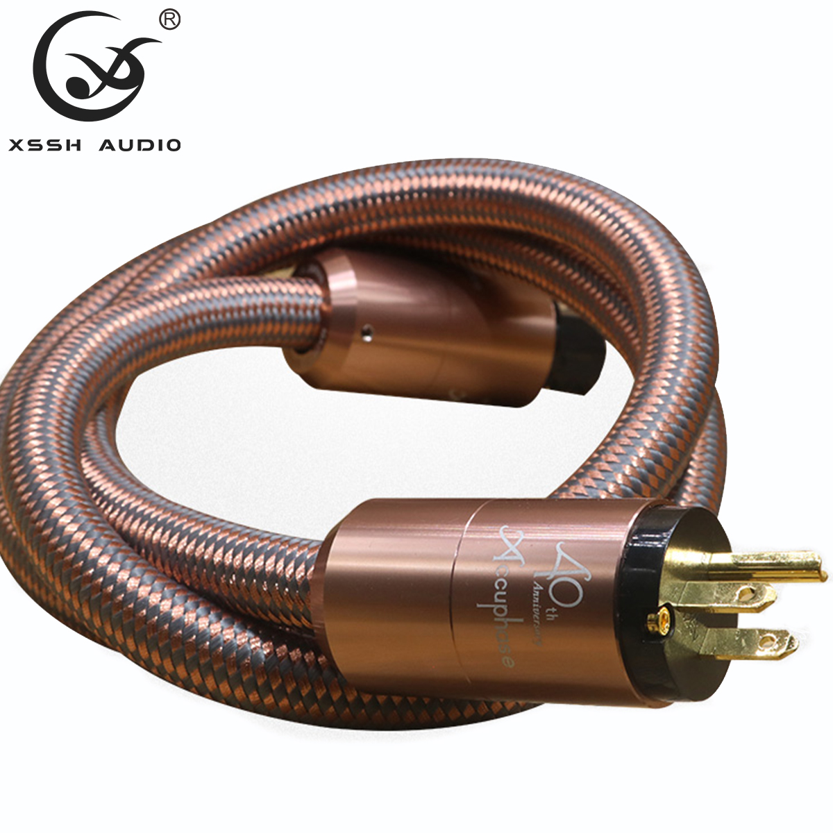 YIVO XSSH аудио HIFI OEM DIY OFC Чистая медь NEMA Американский США IEC штекер шнур питания переменного тока