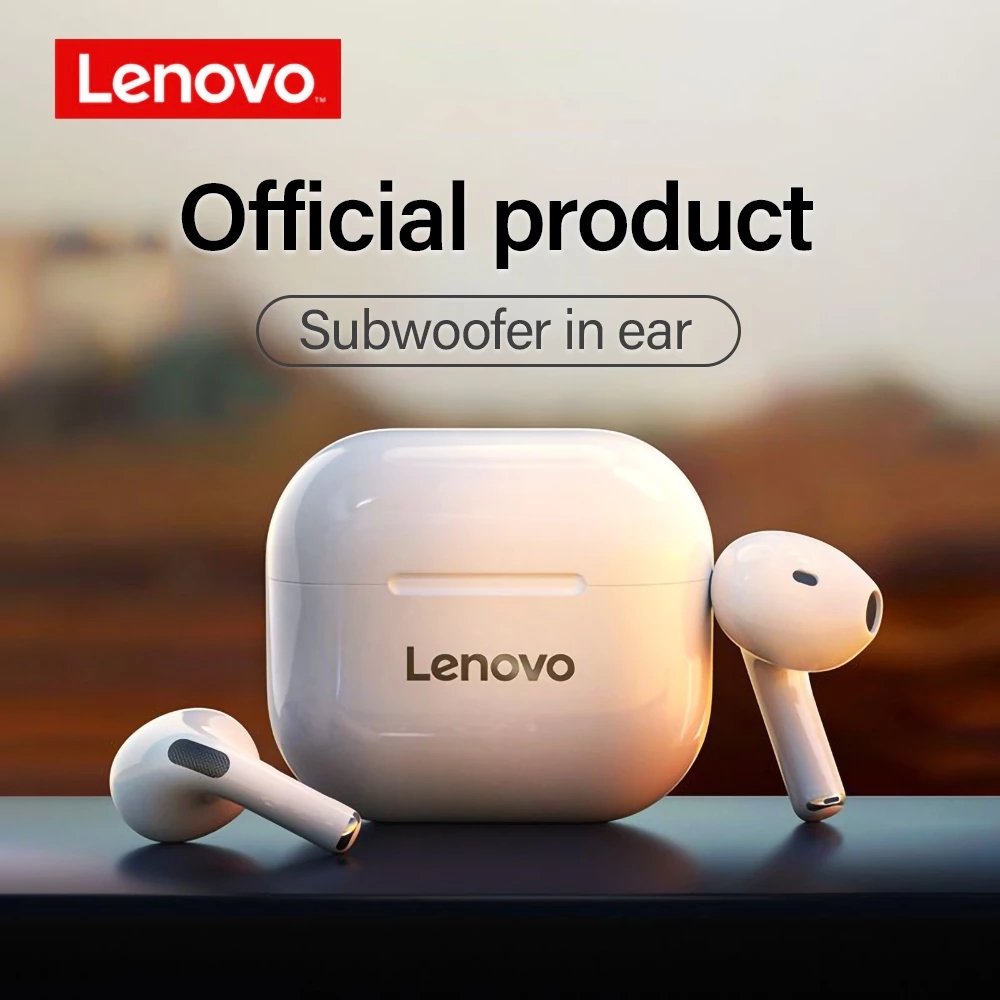 Оригинальные обновленные наушники Lenovo LP40 TWS с микрофоном, беспроводные наушники