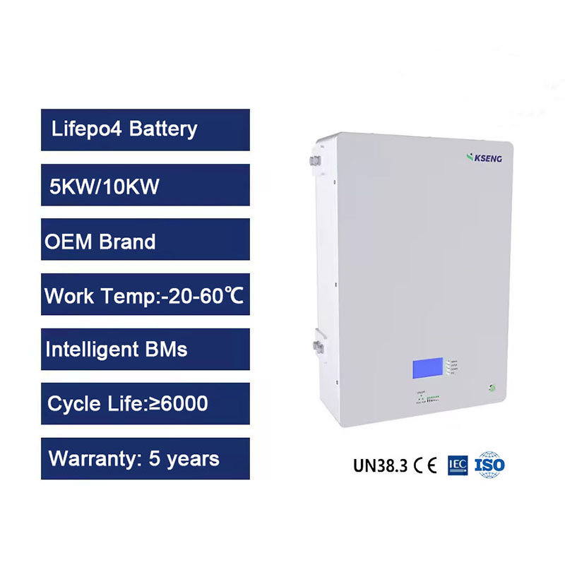 Household Energy Storage Battery 5kw 10kw Smart Bms Energy Storage Battery 5kw Lithium Battery Lifepo4