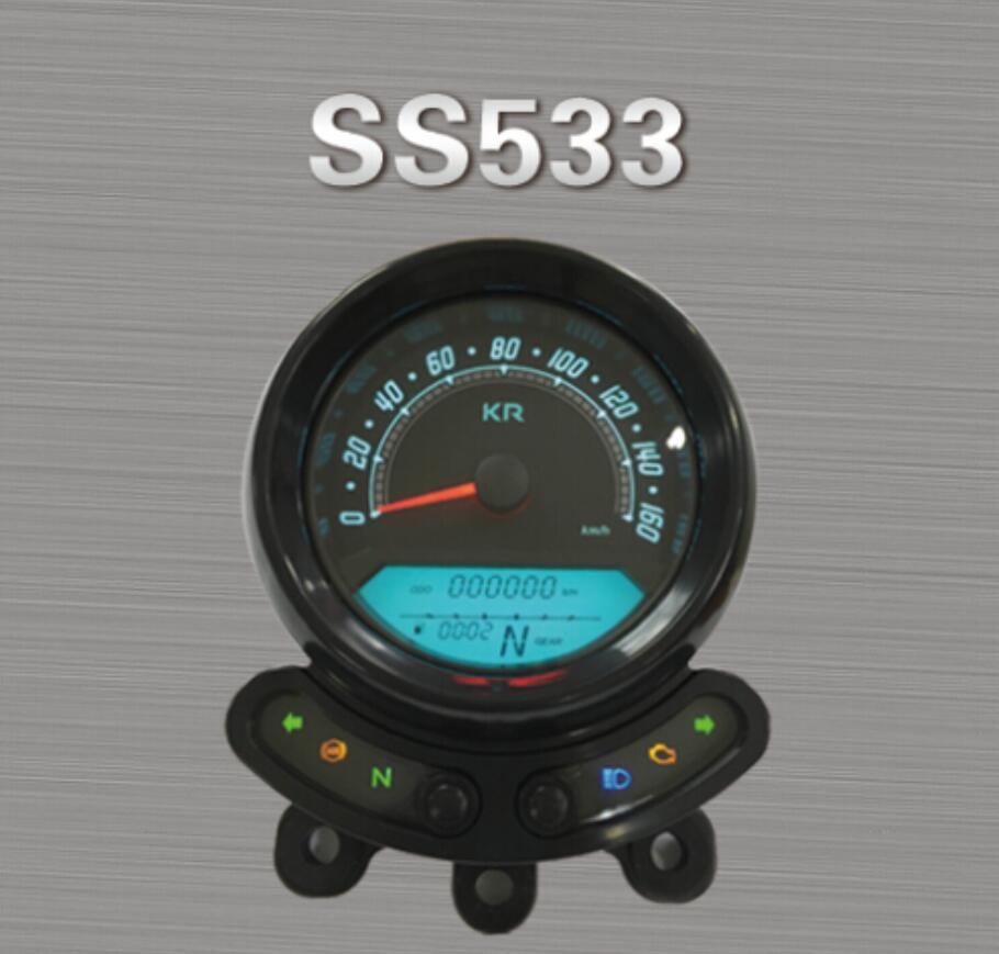 Спидометр KR для мотоцикла, цифровой спидометр SS533
