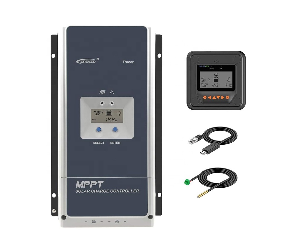 CE RoHS Certificate Epever Tracer Series Solar Controller 100A 48V MPPT Solar Charge Controller for Home Power system