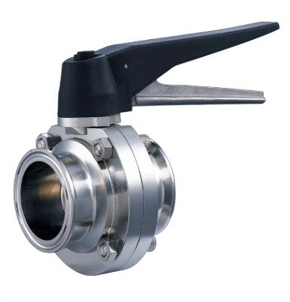 dairy Food Grade Ss 304 316 Sanitary Stainless Steel Tri Clover Clamp Manual Butterfly Valve