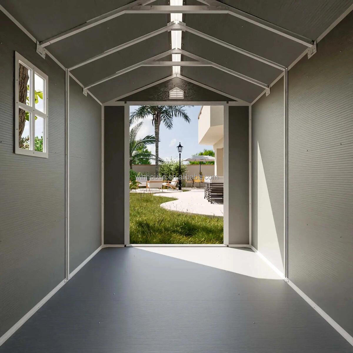 Easily Assembled Waterproof Storage And Organization Metal Patio Outdoor Garden Sheds Backyard Metal Garden Shed