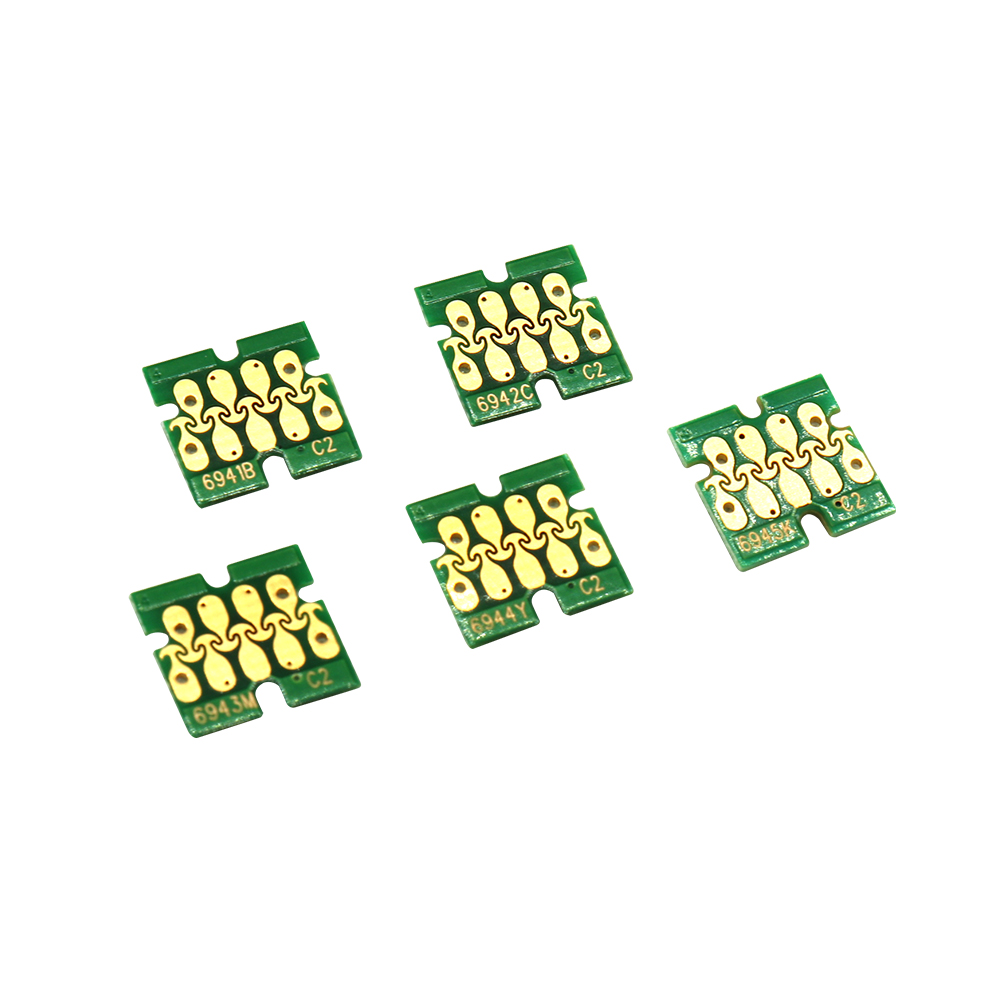 5 шт. T6941-T6945 один раз чип для Epson SureColor T3000 T3070 T5070 T7070 T3200 T5200 T7200 T3270 T5270 T7270 принтер