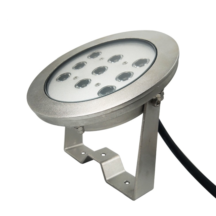 Высокое качество IP68 DC24V 9X3 Вт 316L нержавеющая сталь led rgb dmx подводный фонтан бассейн свет