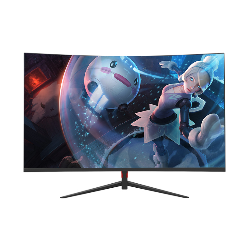 OEM 27 inch gaming monitor frameless design monitor flat screen HDR 2K high resolution