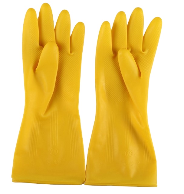 Dish Washing Rubber Household Cleaning Gloves