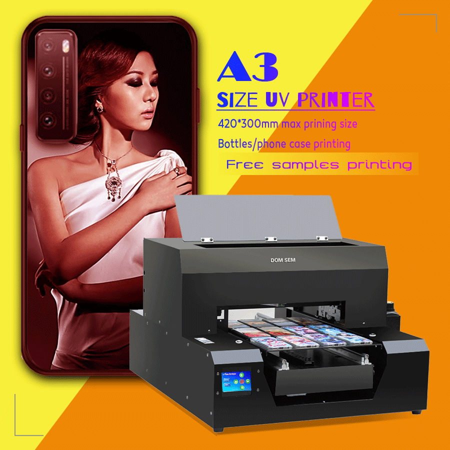 Принтер для печати на одежде UV inkjet размер A3 сухой мгновенный Быстрый прямой цифровой принтер