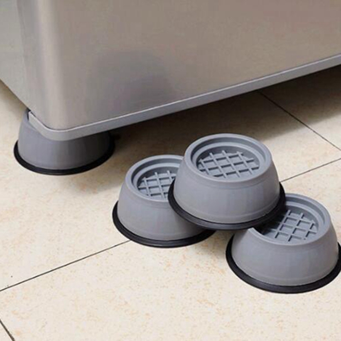 Home furniture washing machine legs pad, refrigerator base mat, plastic table leg non-slip mat