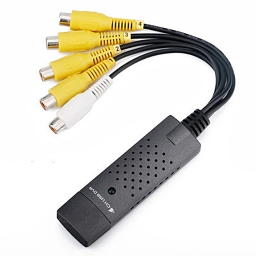 4 канала 4CH USB 2,0 DVR видео-аудио адаптер карты
