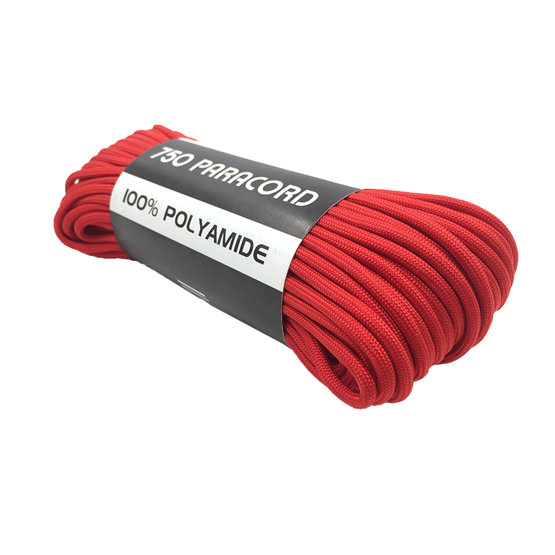 31 м 100% шнурок на шею (ланьярд) 550/650/750 фунтов на открытом воздухе Paracord планета Mil-Spec парашютный шнур 7 нитей упаковочный шпагат