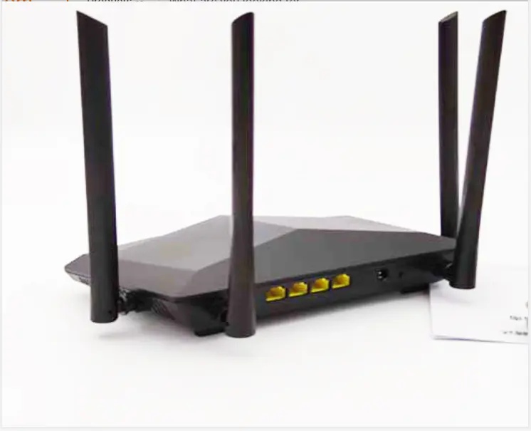Used Tenda Router AC6 1200Mbps Home wireless routers 4*5dBi External Antenna English Tenda wifi router