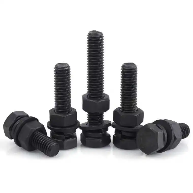 Bolt And Nut High-strength Grade 8.8 Bolt With Nut Washer / Combined Bolt