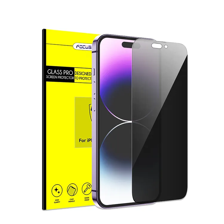 Защитная пленка для экрана из закаленного стекла для iPhone 14/13/12/11/X/XR/XS/8/7/6