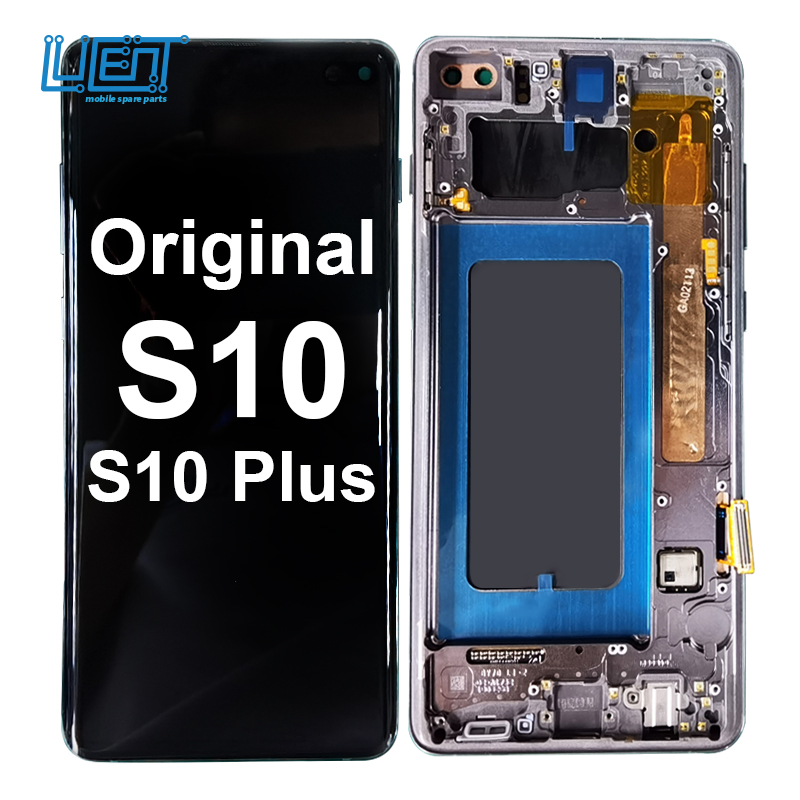 ЖК-дисплей pantalla s10 plus для samsung s10, ЖК-экран для мобильного телефона samsung galaxy s10, ЖК-дисплей