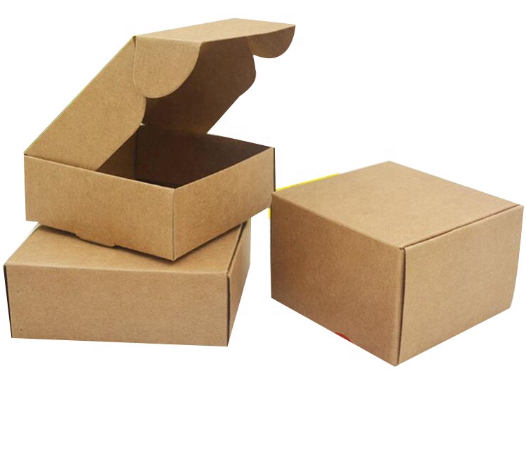 Eco-friendly коричневый крафт-бумага складной Mailer коробки, коробки из гофрированного картона с изготовленным на заказ логосом, упаковочные коробки