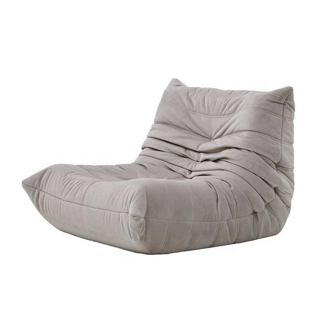 Натуральная кожа скандинавский серый ленивый одиночный сиденье Ligne Roset тканевый чехол полиэстер губка секционный набор бархат того диван