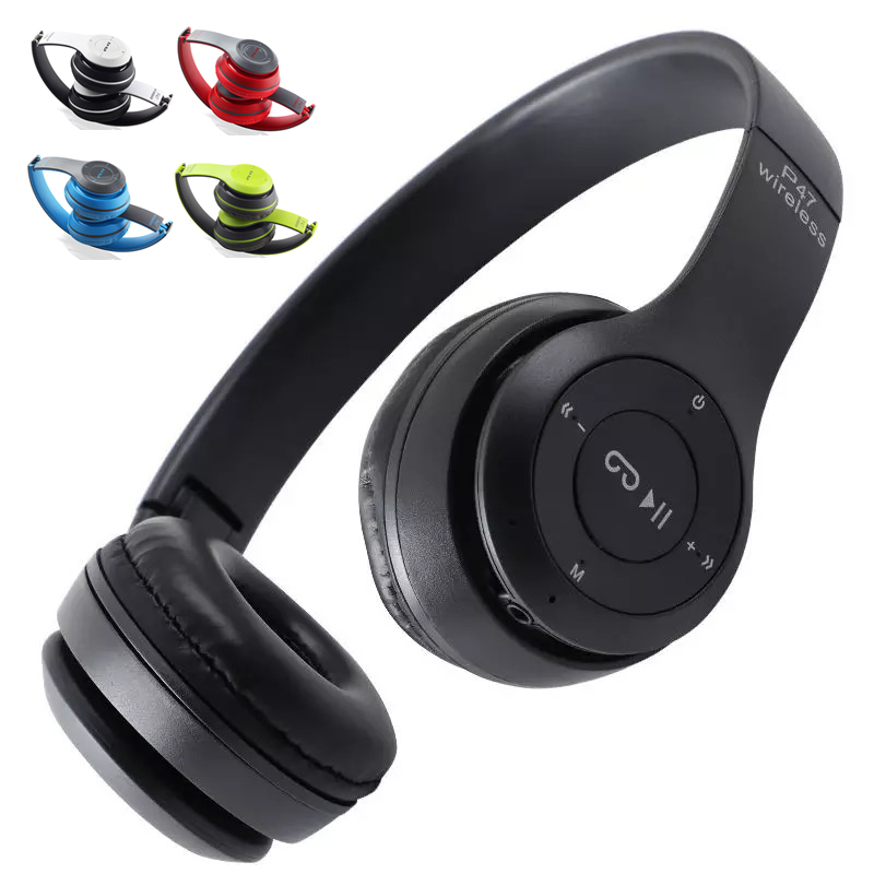Innoliance P47 Black kulak ustu kulaklik Fone Manos Libre Extra Casque Audifonos Con Tai Nghe беспроводные наушники для Bt