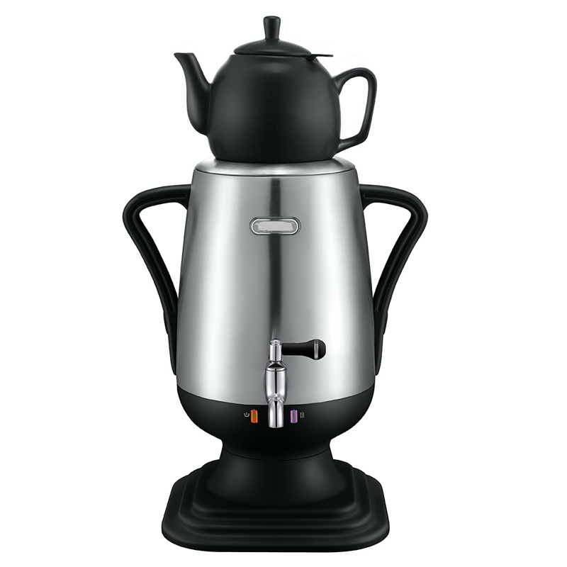 Электрическая машина для приготовления турецкого чая Samovar из нержавеющей стали с керамическим чайником