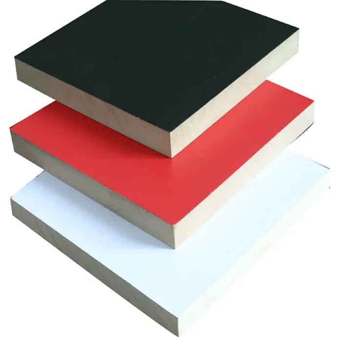 black brown red film faced plywood with poplar finger joint core melamine glue for construction concrete formwork