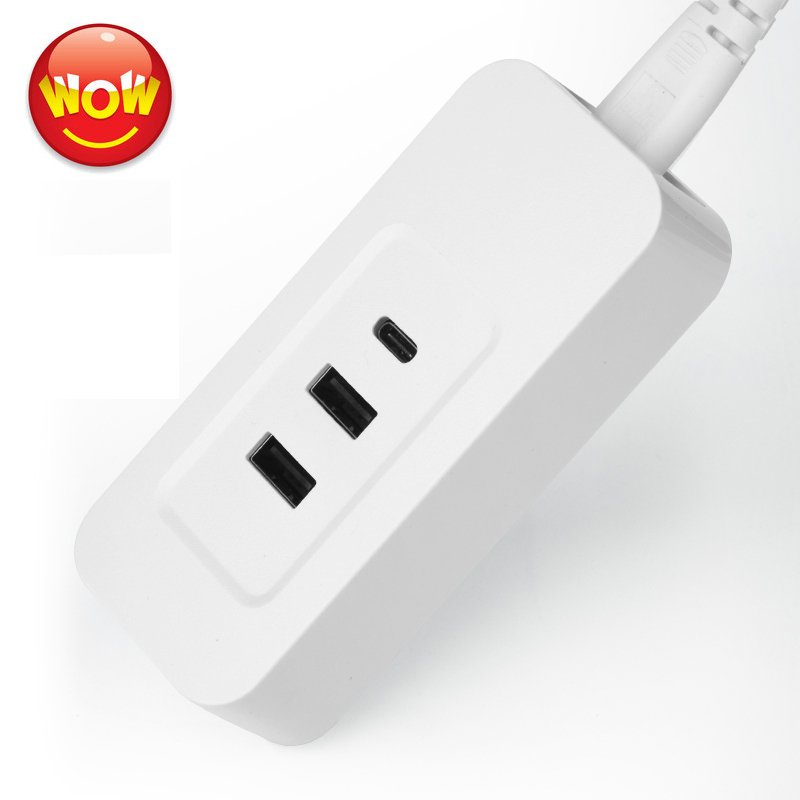 Multi Plug 12 AC Outlet Surge Protector Power Strip USB Charger