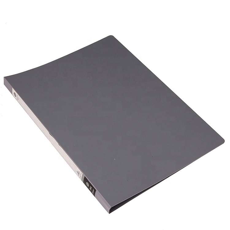 New design Metal clip spring file PP plastic file folder with spring clip