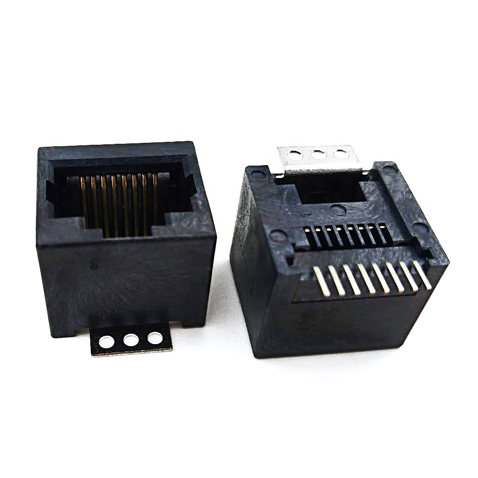 RJ45 SMT 5222 гнездовой разъем 8P8C вертикальный SMD