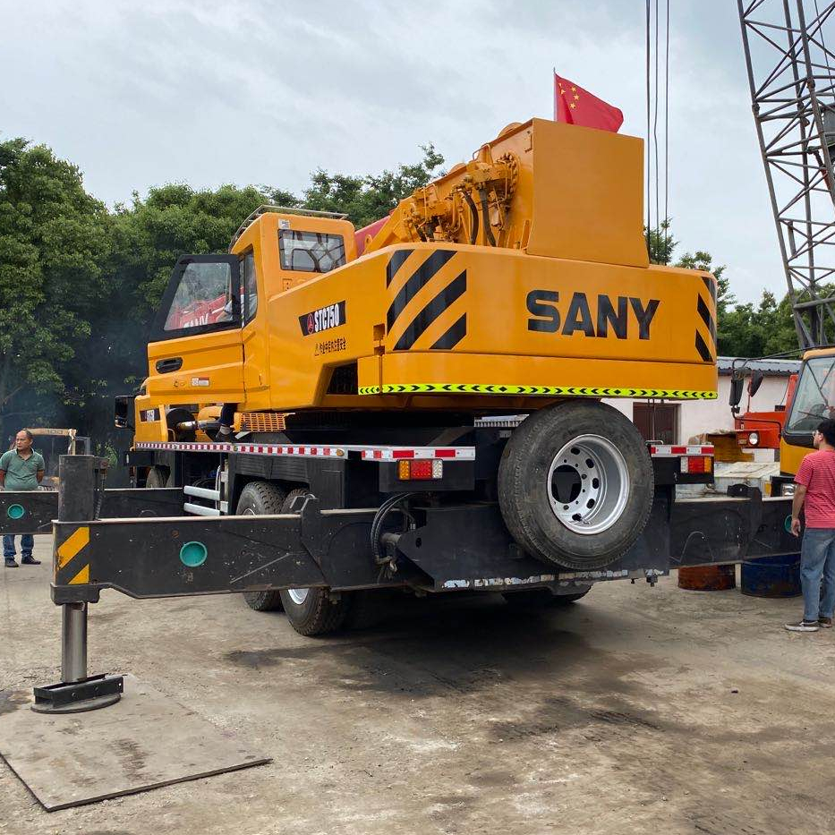 2018 год, Грузовые Краны Sany, подержанные 70 тонн, краны STC750, подержанные краны для продажи