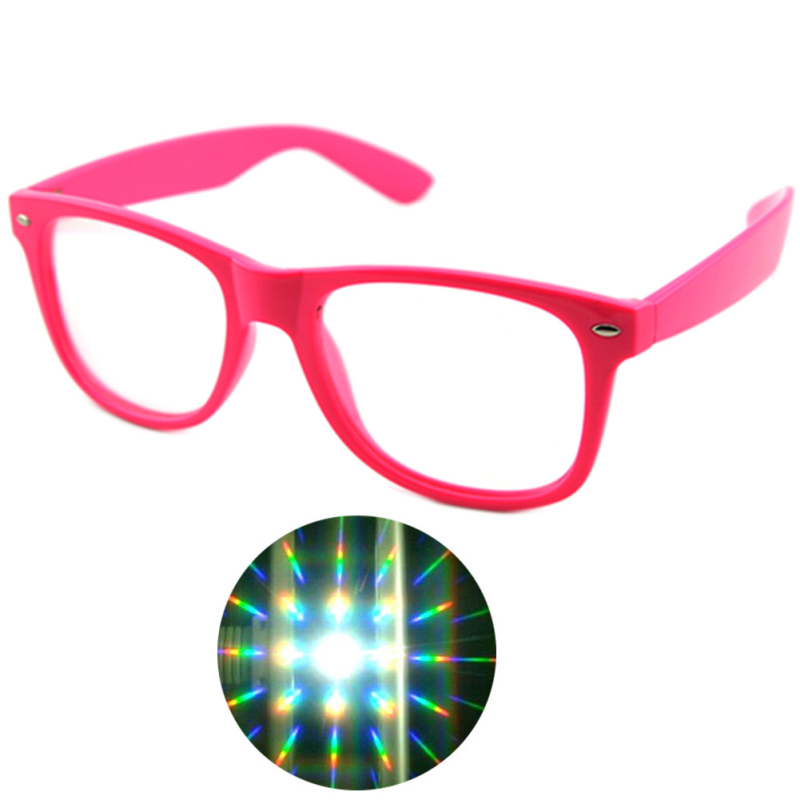 Holidays Diffraction Glasses 13500 lines Spiral 3D Fireworks Glasses Crazy Party Glasses