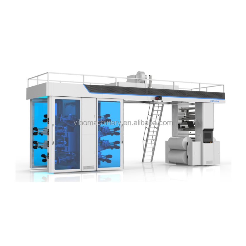8 Colors CI Flexographic Flexo Printer Printing Machine For Non-woven Fabric Film Paper Plastic Bag