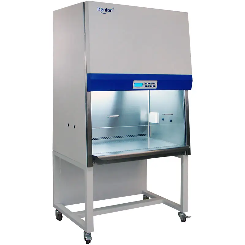 Full steel structure lab chemical laminar air flow hood laboratory class ii biological safety cabinet
