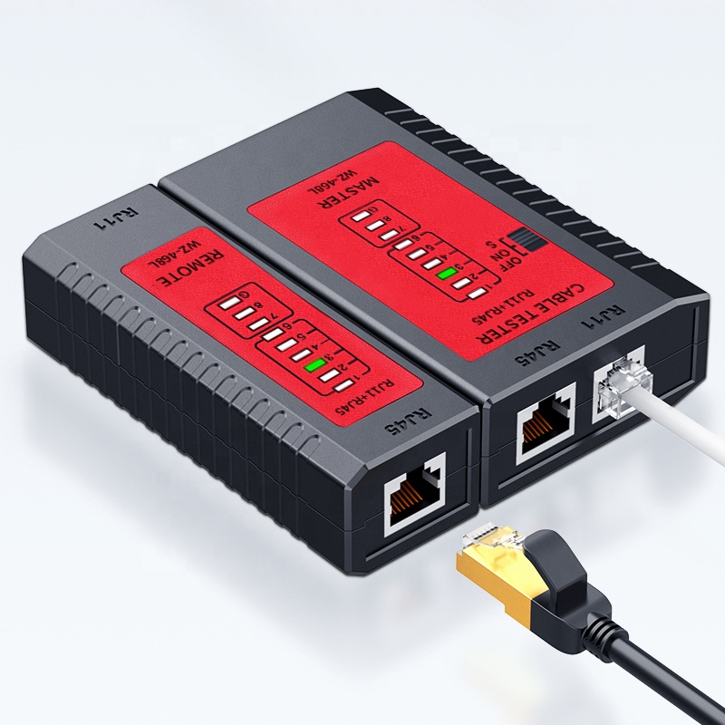 WZ-468L RJ11 RJ45 кабельный тестер сети LAN Кабельный тестер Ethernet кабель провода карта прибор для испытаний