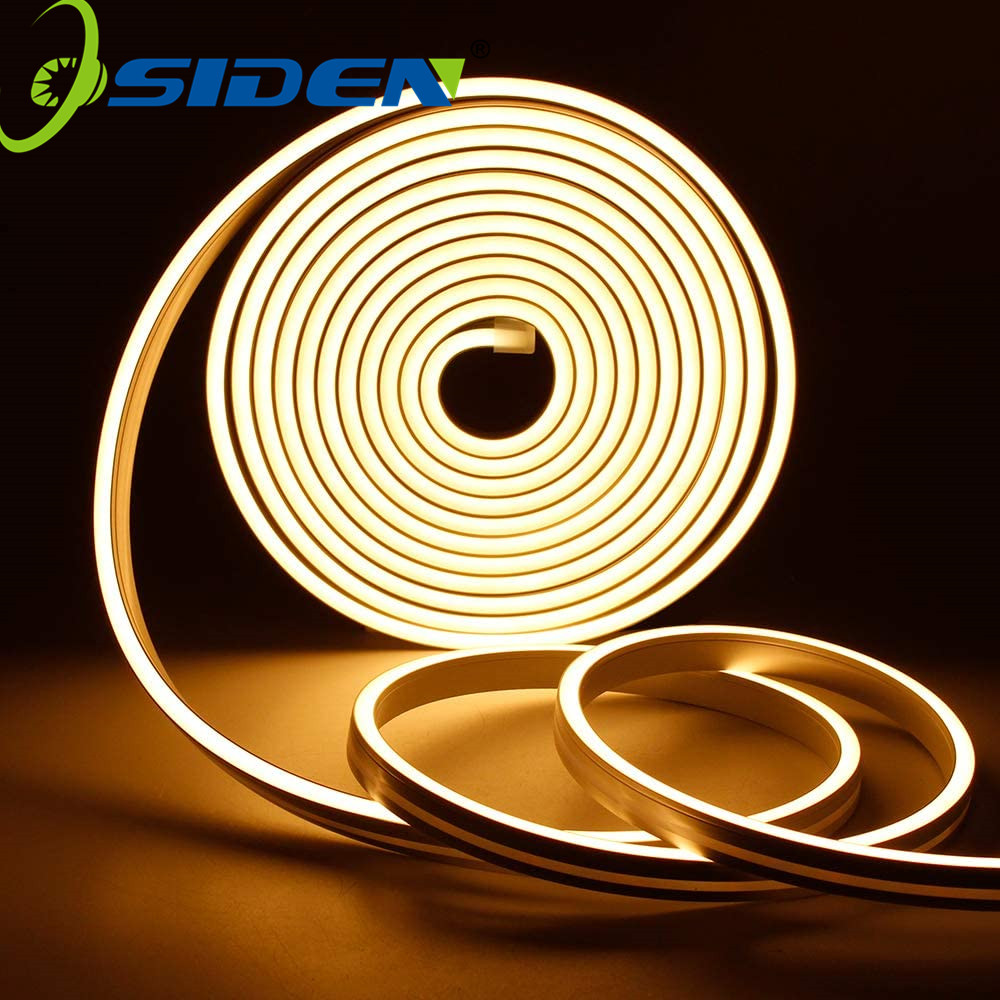 Светодиодная полоса 12 Вт водостойкый Led 2835 120Led/m лента Led неоновый свет IP67 белый/теплый белый, красный, зеленый, синий, розовый; Сезон лето; Желтая Светодиодная лента