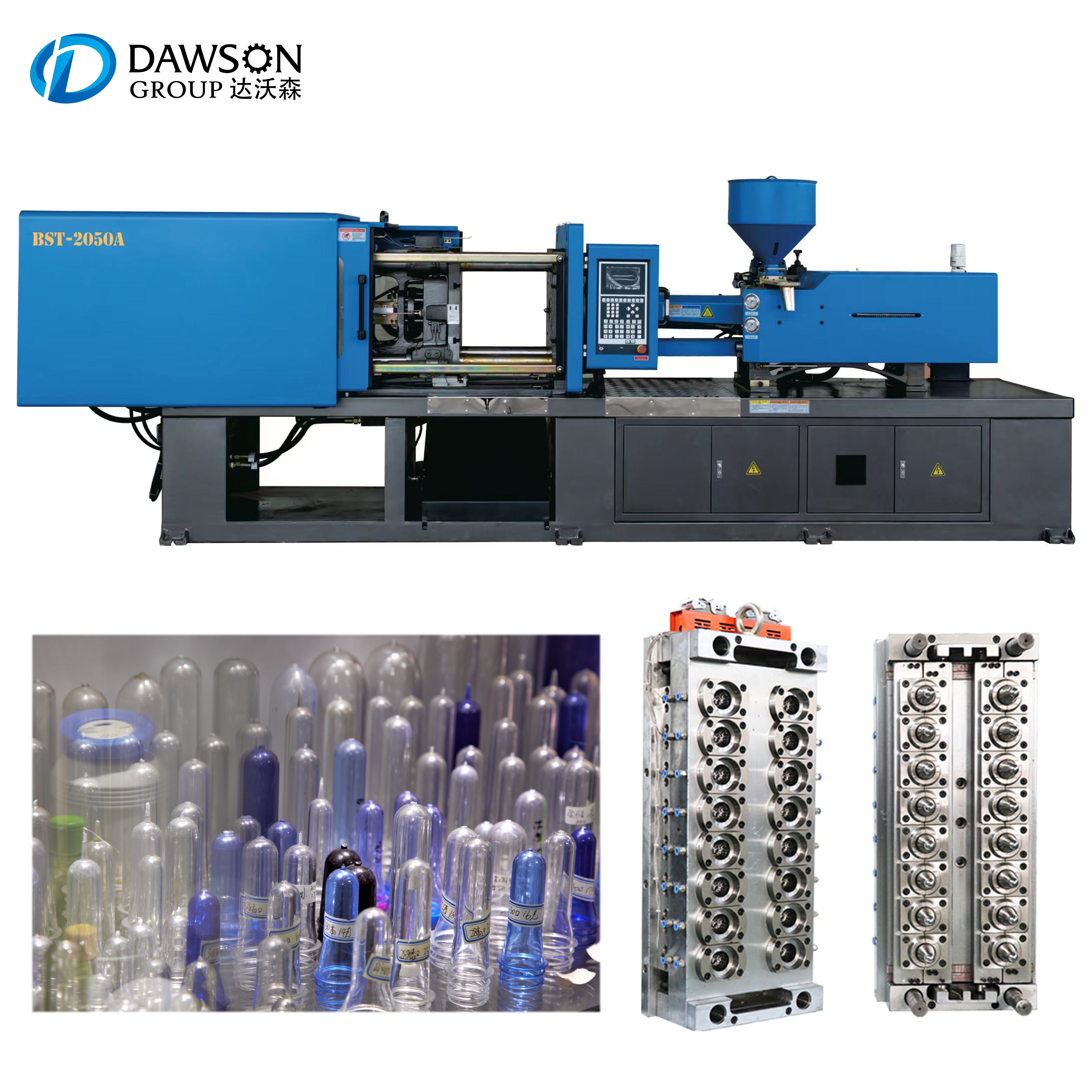 China Manufacture Plastic Injection Moulding Machine for making PET Preform Injection Molding Machine
