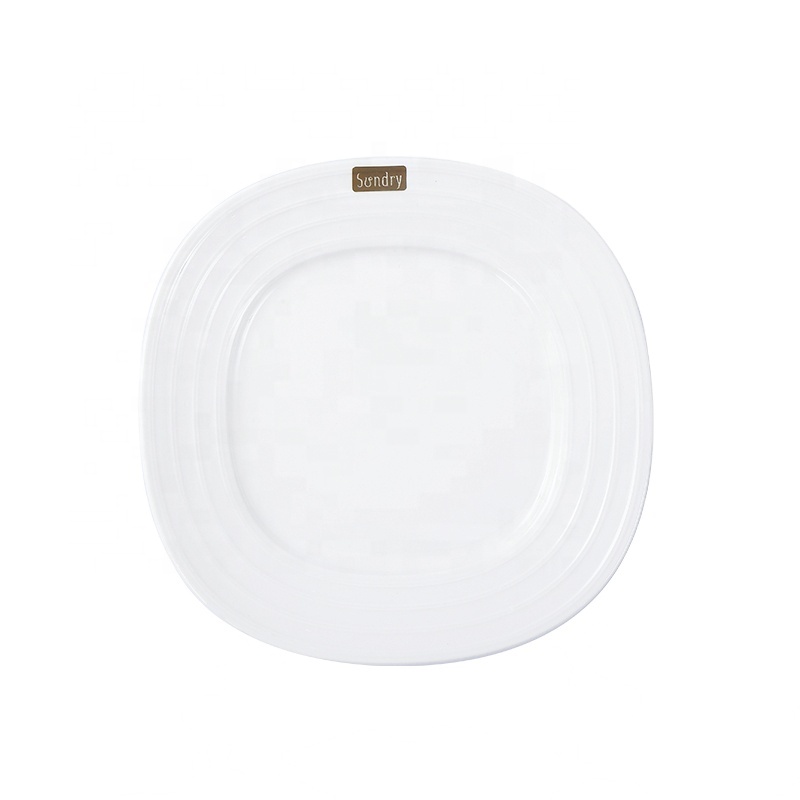Factory Sale Porcelain White Plates Dinner Dish Wholesale Price Crockery For Hotel Restaurant