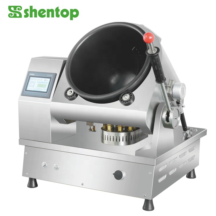 Shentop Commercial cooking machine full-automatic intelligent Rotary Drum Stainless kitchen equipment