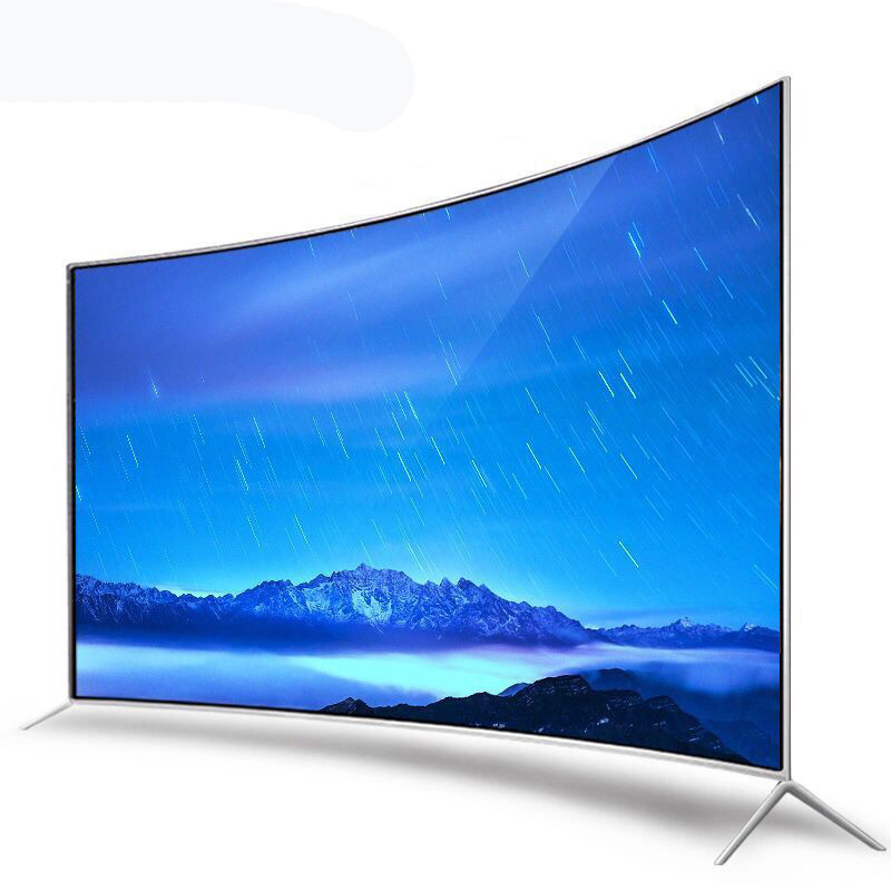 32-75 дюймов 4k smart Android tv ultra HD Взрывозащищенный изогнутый телевизор