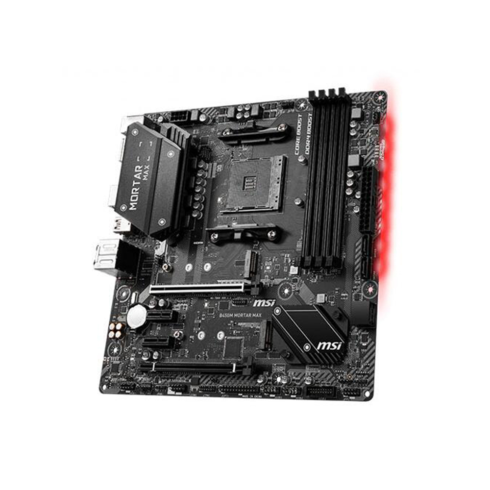 MSI B450M миномет MAX Micro ATX AMD B450 DDR4 4133(OC) МГц, M.2,SATAIII, HDMI,64G, лучшая поддержка R9 Настольный ЦП разъем AM4