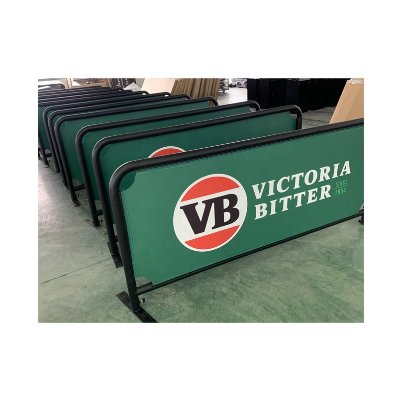 Customize Advertisement Printing Durable Banner Outdoor Stanchion PVC Banner Cafe Barrier