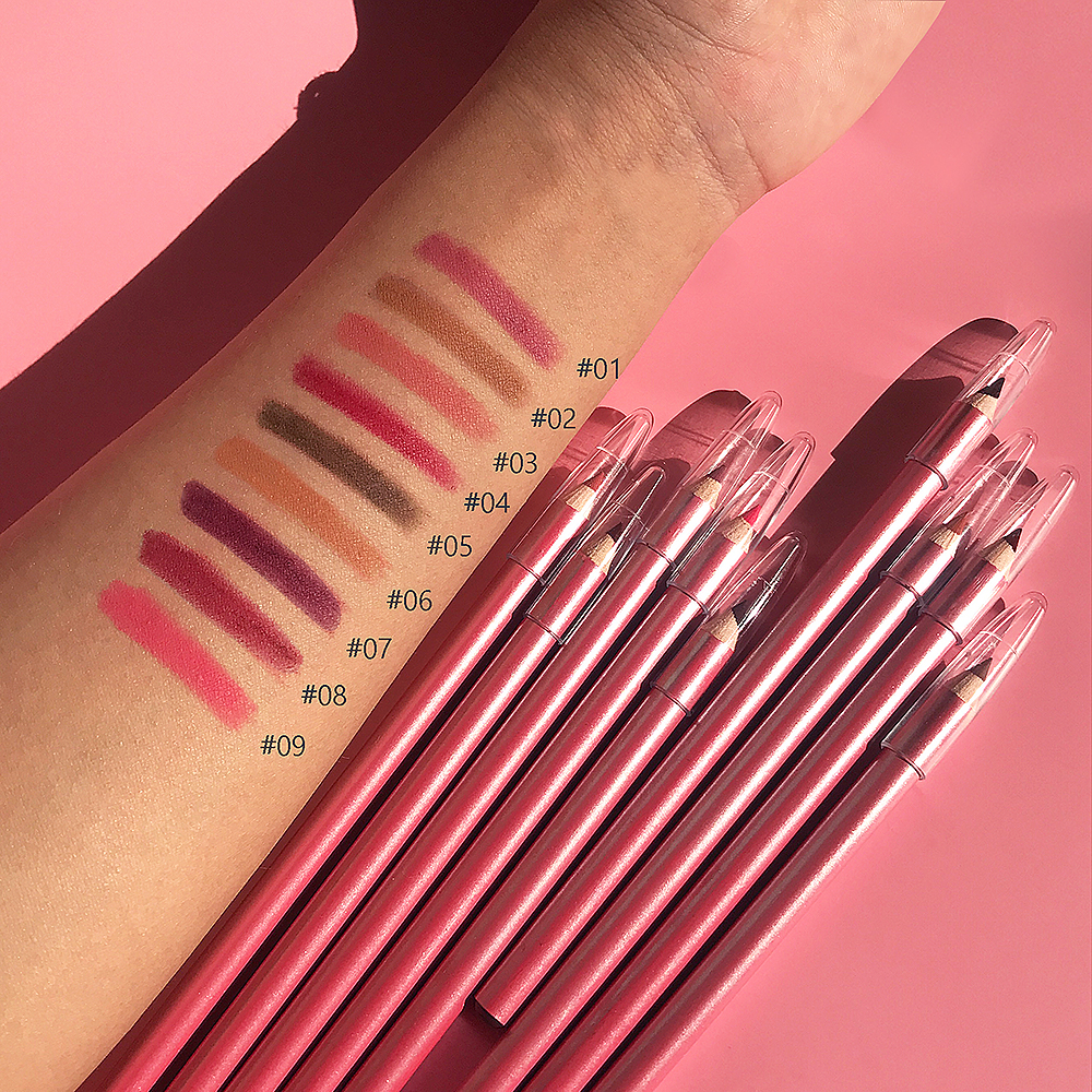 Лучшие продажи губ Макияж частная этикетка водонепроницаемый Vegan Lipliner