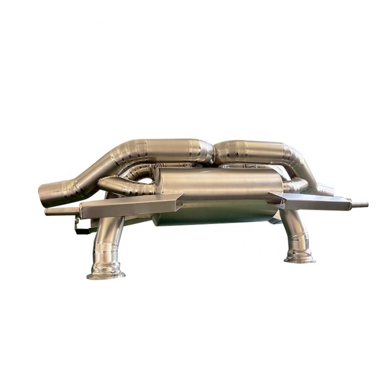OEM ODM Customized CNC Machining Titanium Alloy Welding Muffler Exhaust Pipe for Automobiles