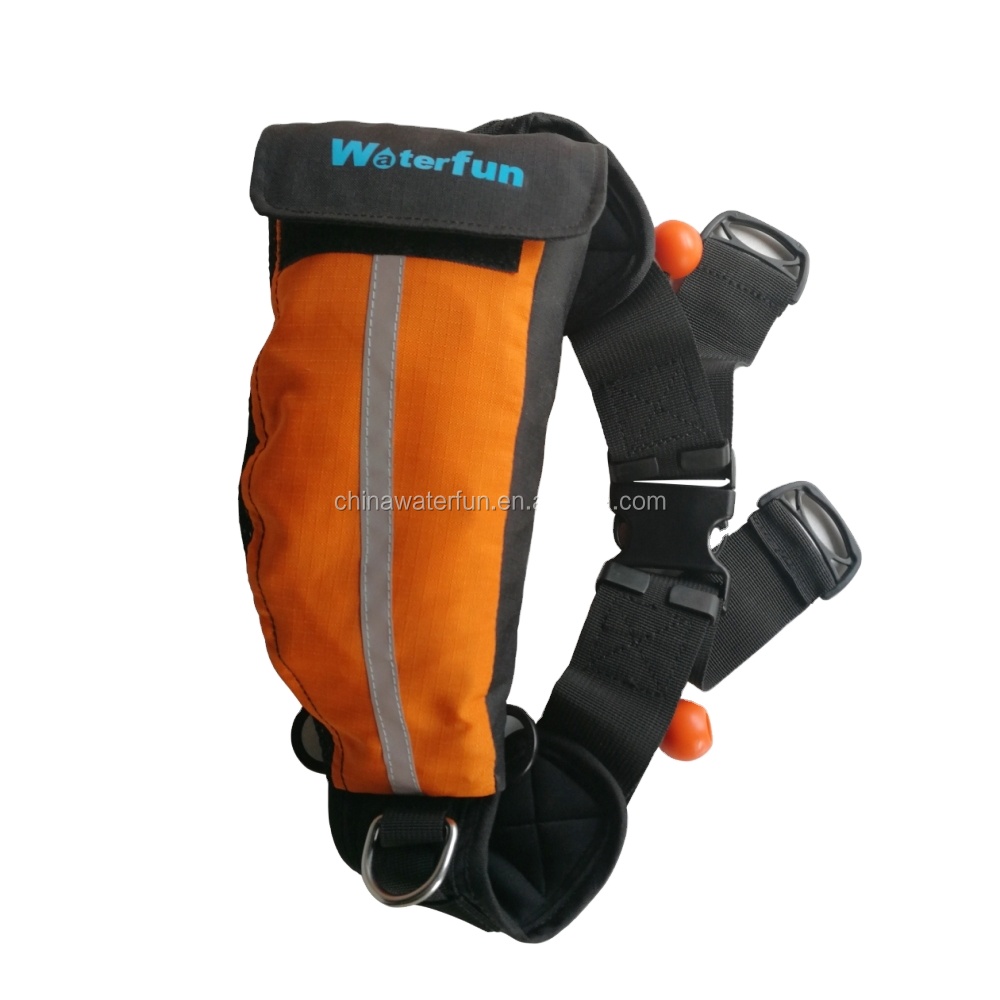 Waterfun Compact Pro Throw Rope Waist Bag Polypropylene Line for Water Rescue