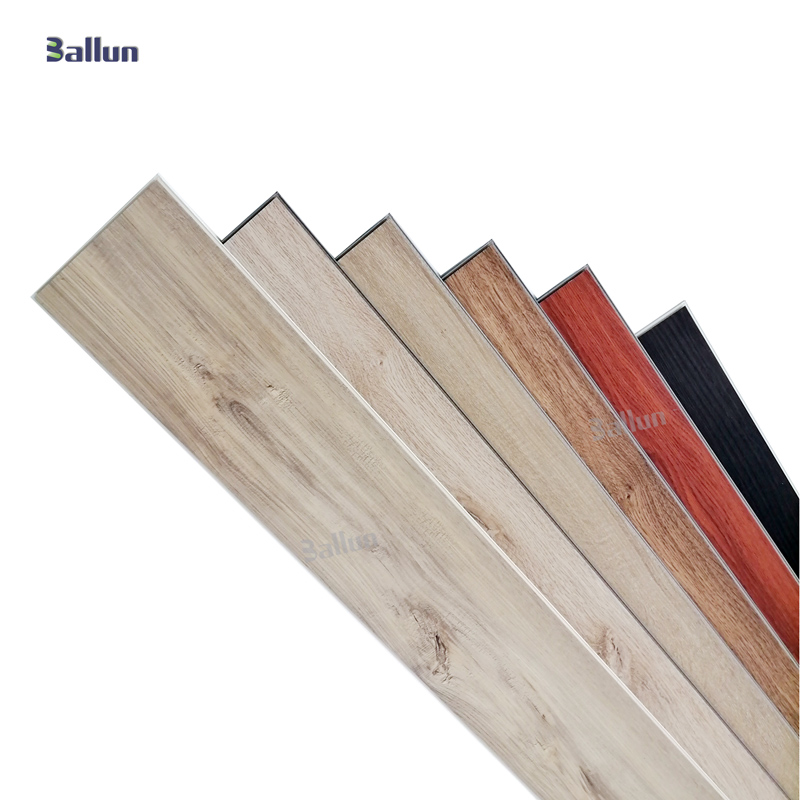 Luxury homogeneous vinyl pvc slat floors click 5mm price Ecuador laminate wooden colors flooring unilin click indoor cheap tile