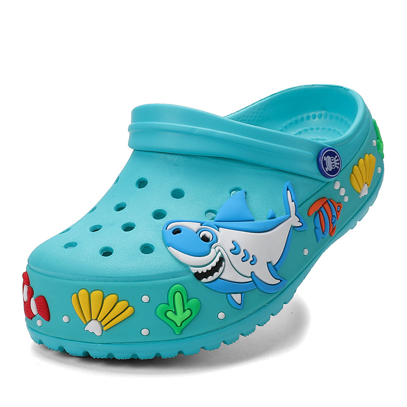 CL9008 New arrival soft comfortable cute summer shoes slippers baby beach sandal EVA girl boy child clog kids clogs children