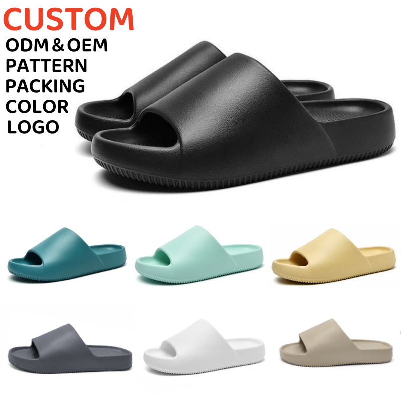 Unisex EVA Customisable Luxury Slippers High Quality Summer Beach Design Home Outdoor Use Non-Slip Wear-Resistant Soft Slides
