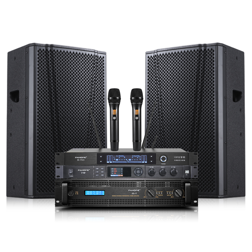 Professional KTV speaker set full set of high-end bar engineering 10 inch speaker system equipment