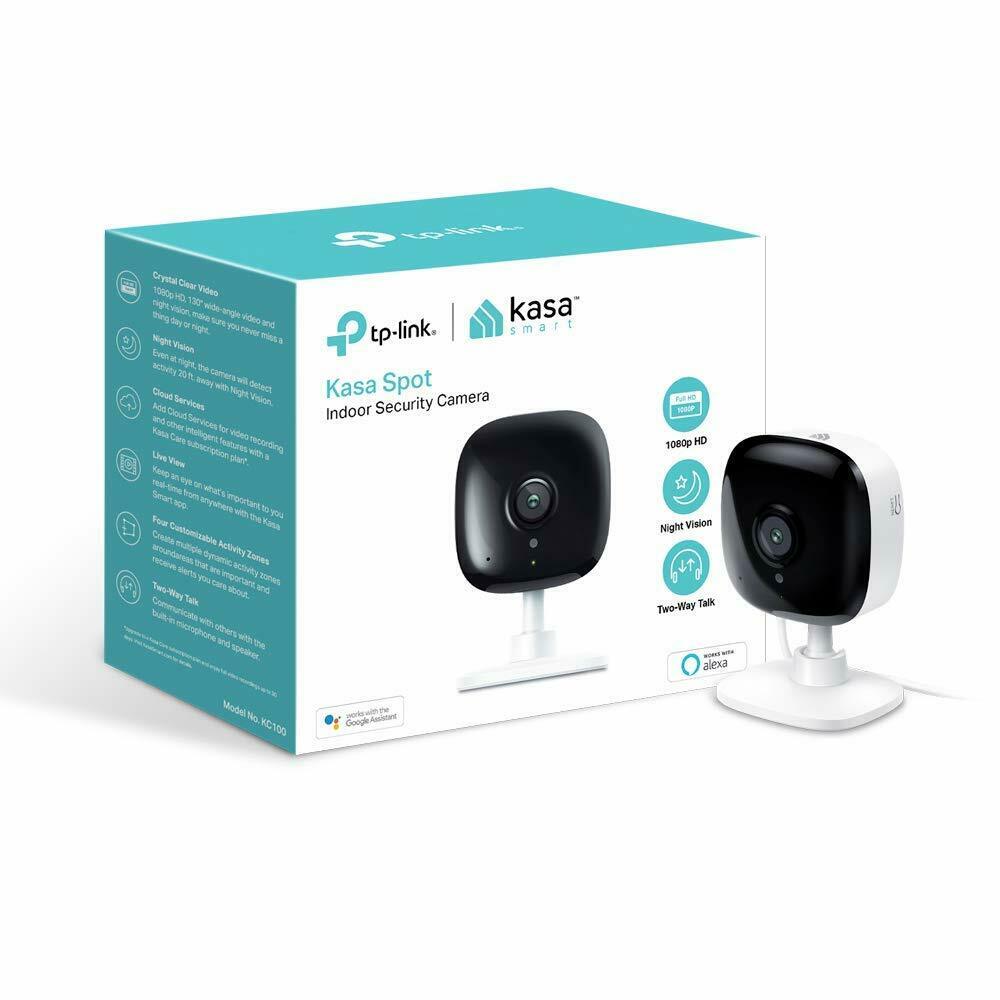 TP-Link Kasa Смарт Крытый камеры безопасности 1080p с функцией Wi-Fi с Alexa
